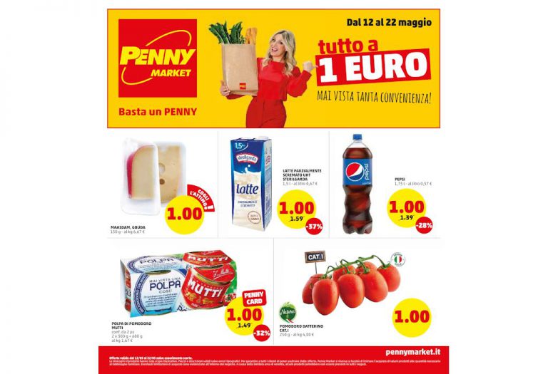 Volantino Penny Market dal 12 al 22 maggio 2022
