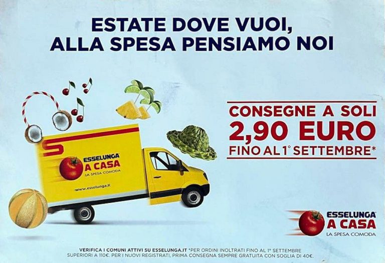 Esselunga consegna in vacanza 2022: la consegna a domicilio ti segue al mare