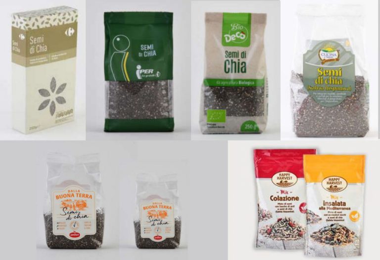 Richiamati semi di Chia per allergene non dichiarato