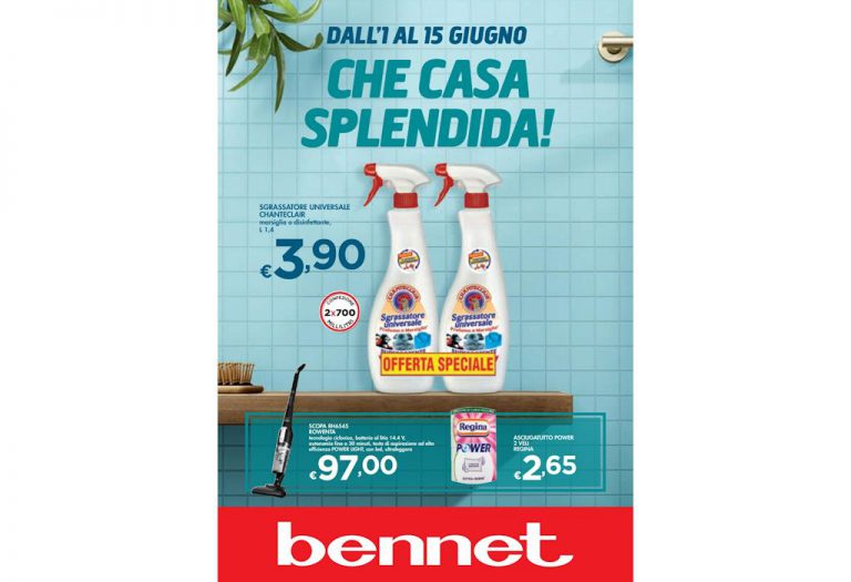 Volantino Bennet dal 1 al 15 giugno 2022
