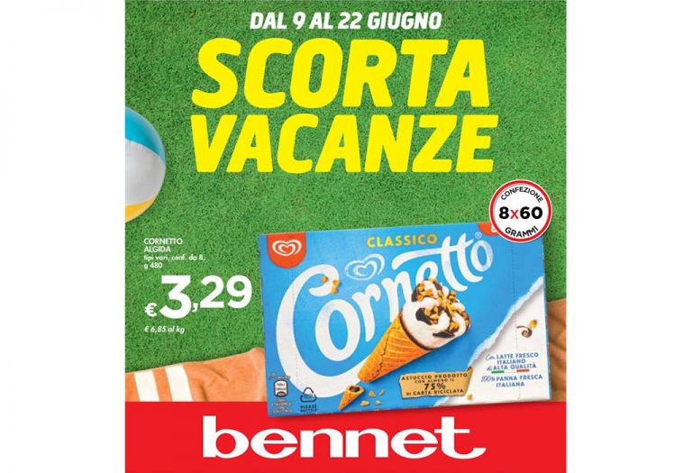 Volantino Bennet dal 9 al 22 giugno 2022