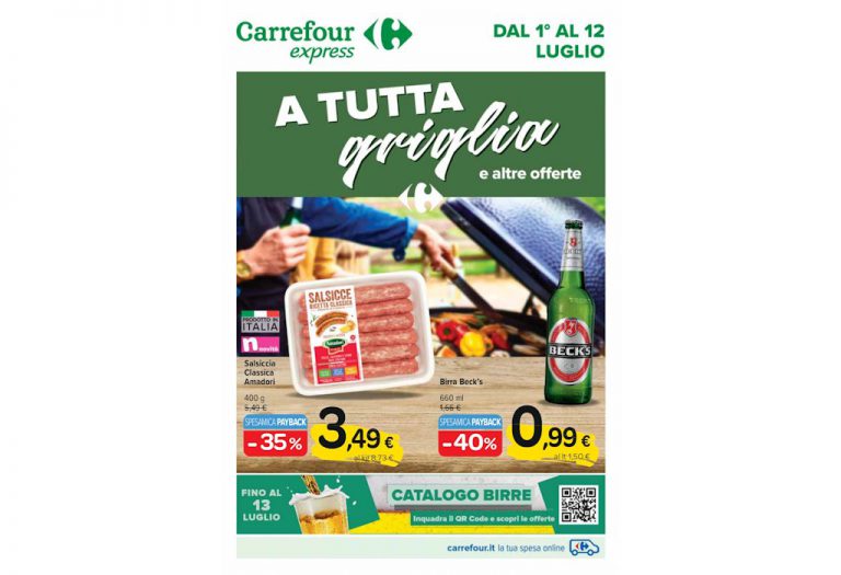 Volantino Carrefour Express dal 1 al 12 luglio 2022