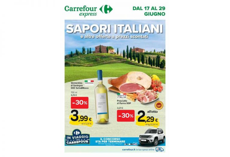 Volantino Carrefour Express dal 17 al 29 giugno 2022