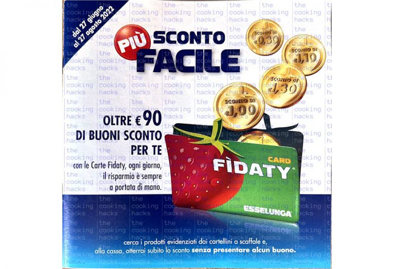 Volantino Esselunga Più Sconto Facile dal 27 giugno al 27 agosto 2022