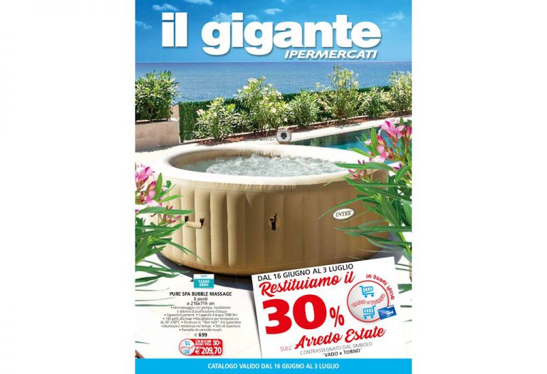 Volantino Il Gigante Arredo Estate dal 16 giugno al 3 luglio 2022