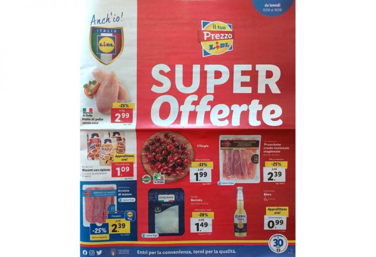 Volantino Lidl dal 13 al 19 giugno 2022