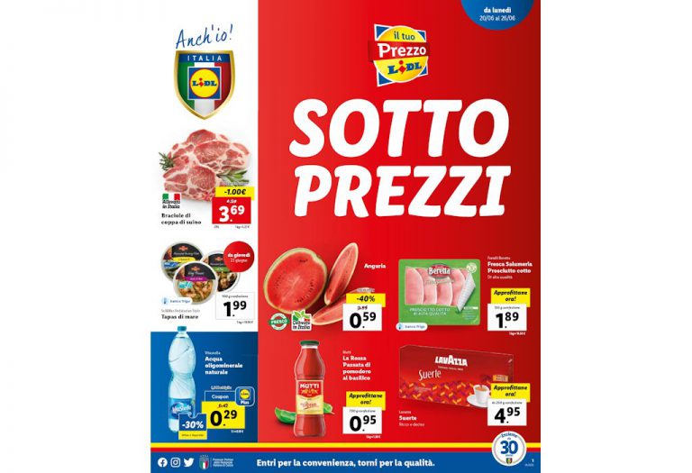 Volantino Lidl dal 20 al 26 giugno 2022