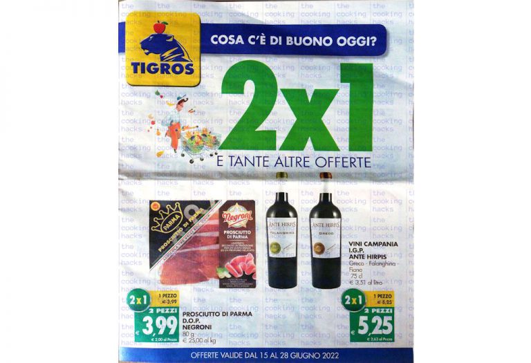 Volantino Tigros dal 15 al 28 giugno 2022