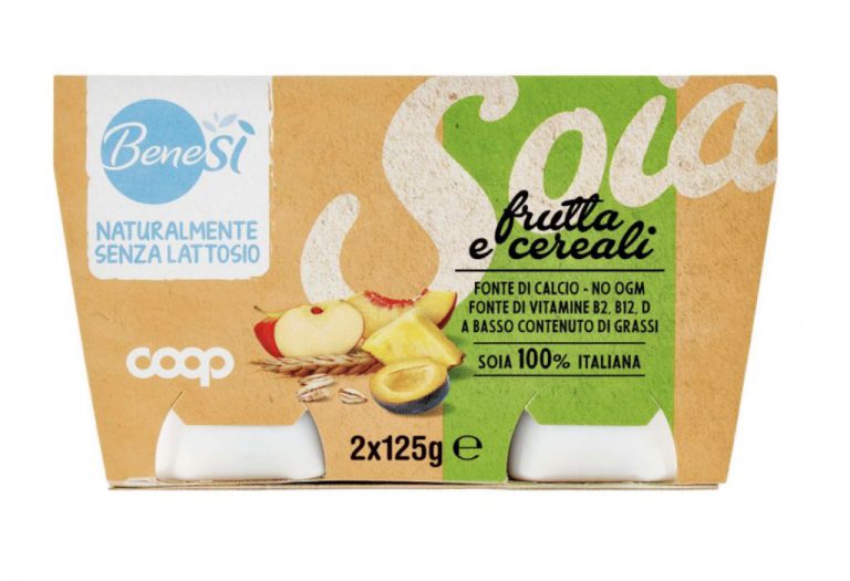 Richiamato yogurt di soia Soja Yo Bene.si Coop per errore in etichetta sugli allergeni