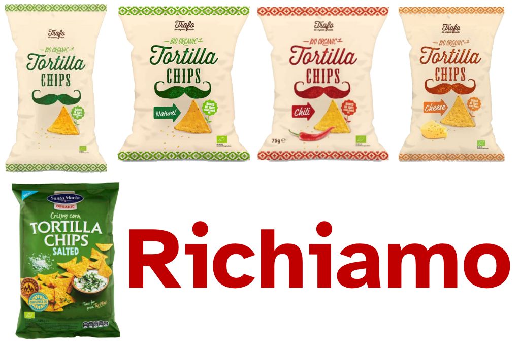 Richiamate Tortilla chips per possibile rischio chimico