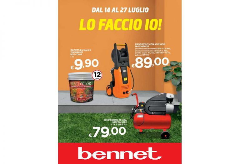 Volantino Bennet dal 14 al 27 luglio 2022