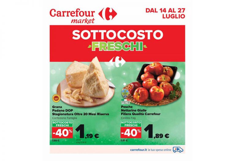 Volantino Carrefour Market dal 14 al 27 luglio 2022