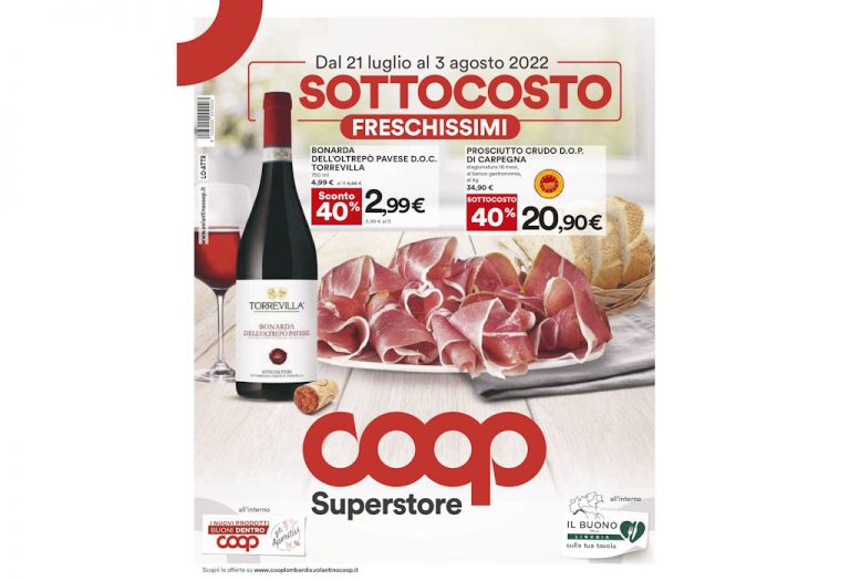 Volantino Coop dal 21 luglio al 3 agosto 2022