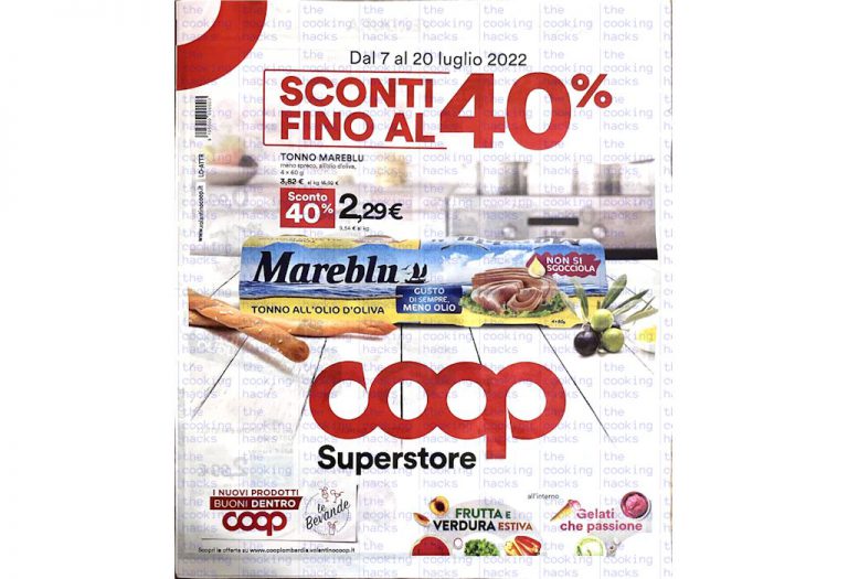 Volantino Coop dal 7 al 20 luglio 2022