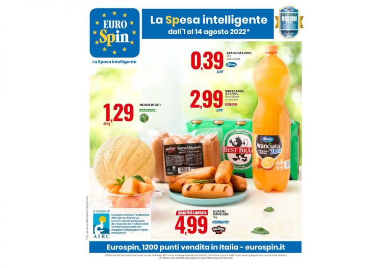 Volantino Eurospin dal 1 al 14 agosto 2022