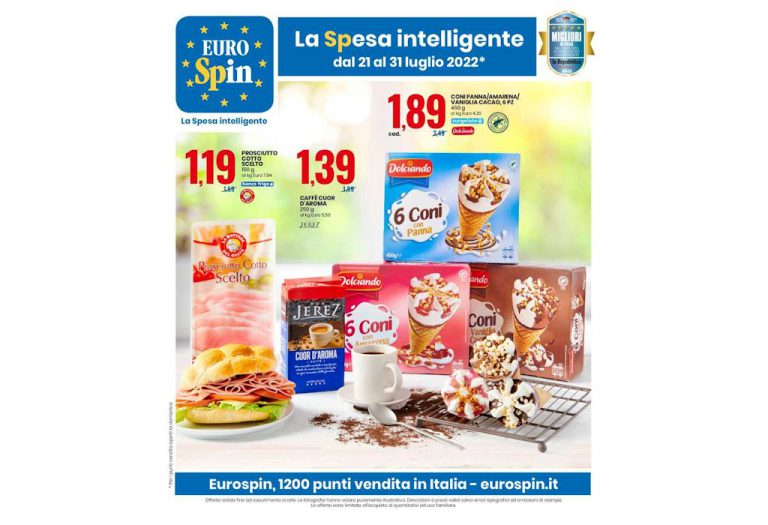 Volantino Eurospin dal 21 al 31 luglio 2022