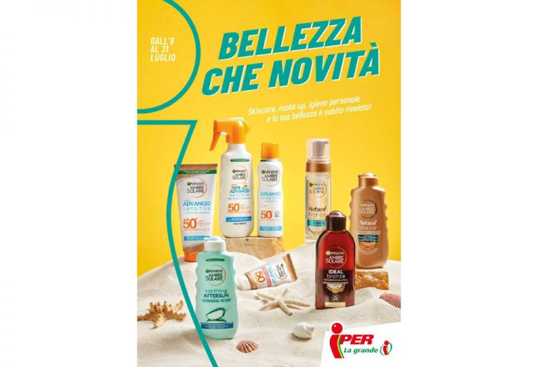 Volantino Iper Bellezza dal 8 al 31 luglio 2022