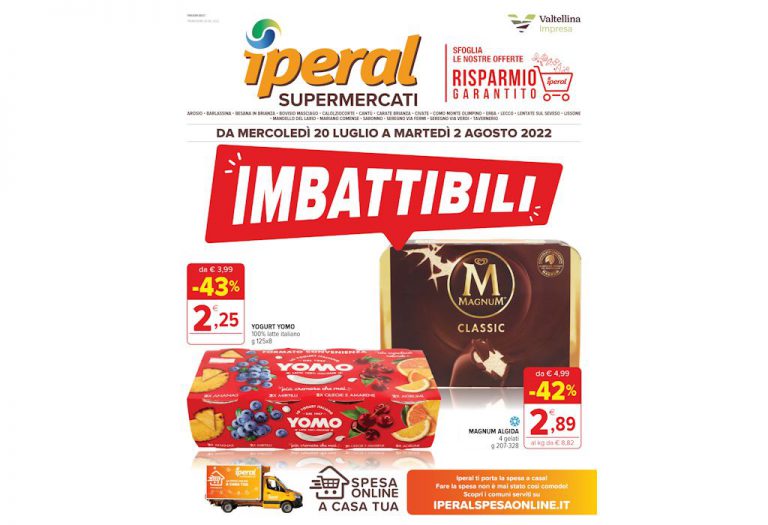 Volantino Iperal dal 20 luglio al 2 agosto 2022