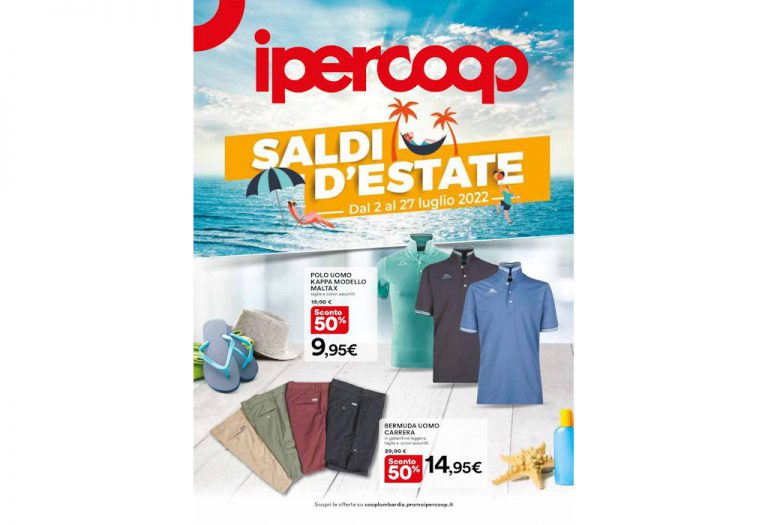 Volantino Ipercoop Saldi dal 2 al 27 luglio 2022