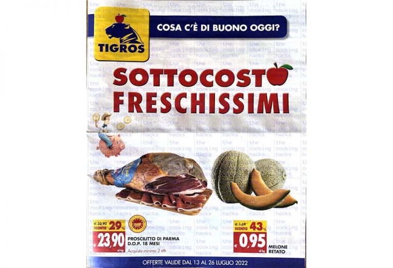 Volantino Tigros dal 13 al 26 luglio 2022
