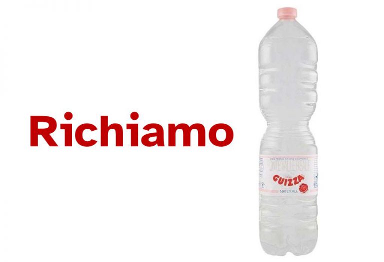 Richiamata acqua minerale naturale per staphylococcus aureus