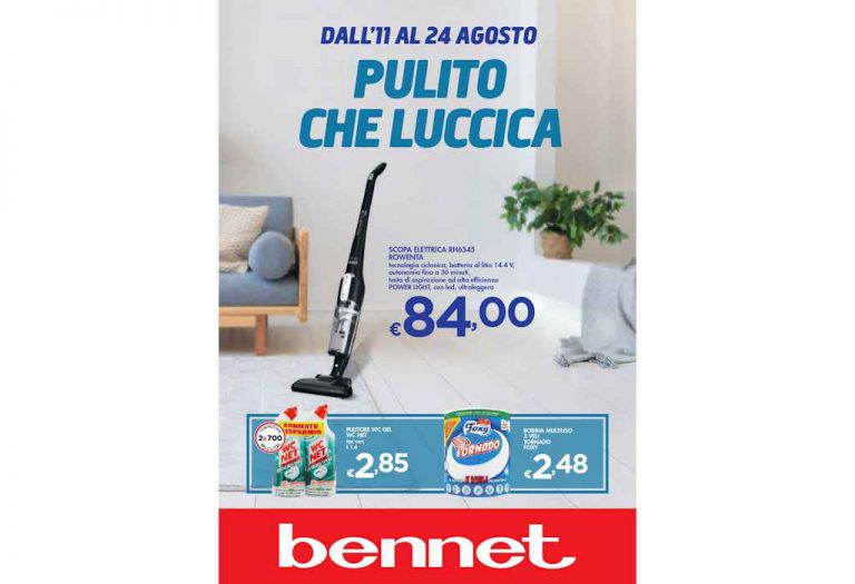 Volantino Bennet dal 11 al 24 agosto 2022