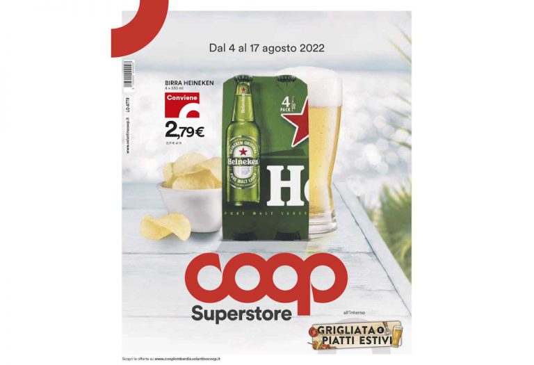 Volantino Coop dal 4 al 17 agosto 2022