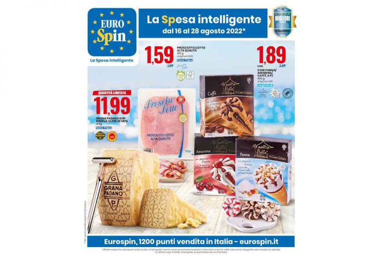 Volantino Eurospin dal 16 al 28 agosto 2022