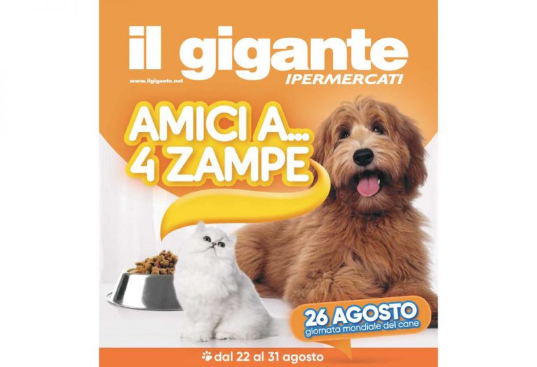 Volantino Il Gigante Animali dal 22 al 31 agosto 2022