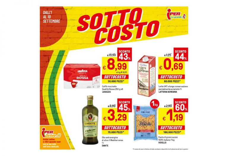Volantino Iper dal 1 al 10 settembre 2022