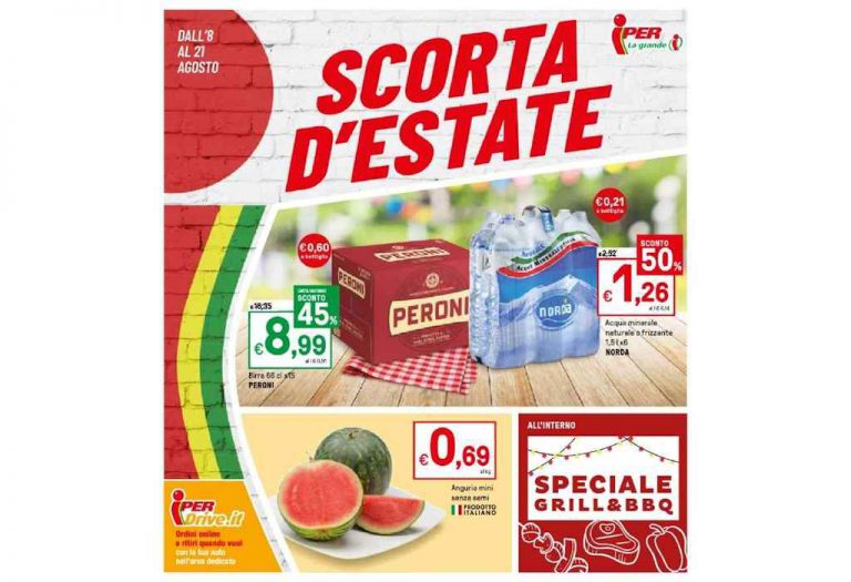 Volantino Iper dal 8 al 21 agosto 2022