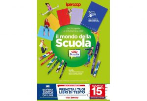 Volantino Ipercoop Scuola dal 25 agosto al 21 settembre 2022