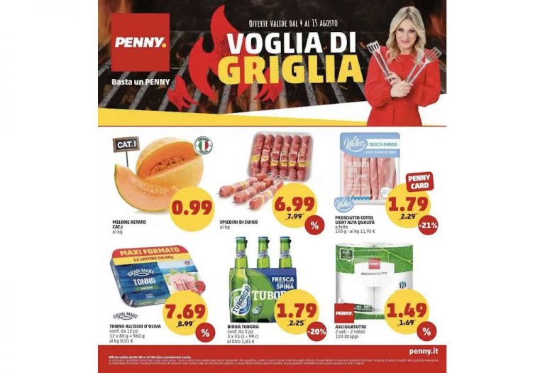 Volantino Penny dal 4 al 15 agosto 2022