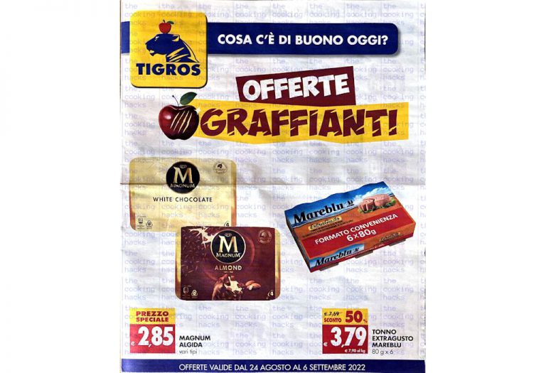 Volantino Tigros dal 24 agosto al 6 settembre 2022