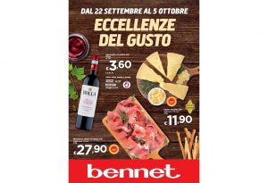 Volantino Bennet dal 22 settembre al 5 ottobre 2022