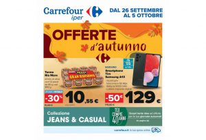 Volantino Carrefour Iper dal 26 settembre al 5 ottobre 2022