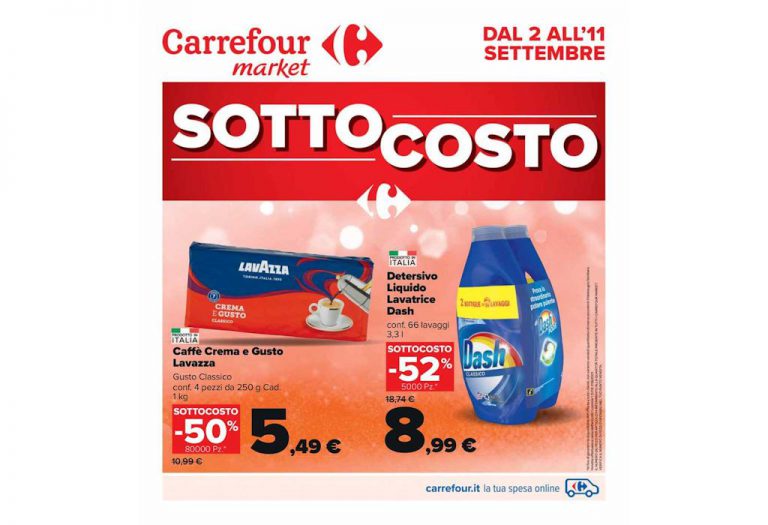 Volantino Carrefour Market dal 2 al 11 settembre 2022