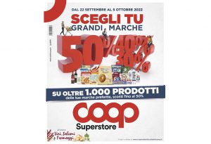 Volantino Coop dal 22 settembre al 5 ottobre 2022