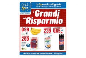 Volantino Eurospin dal 29 settembre al 9 ottobre 2022