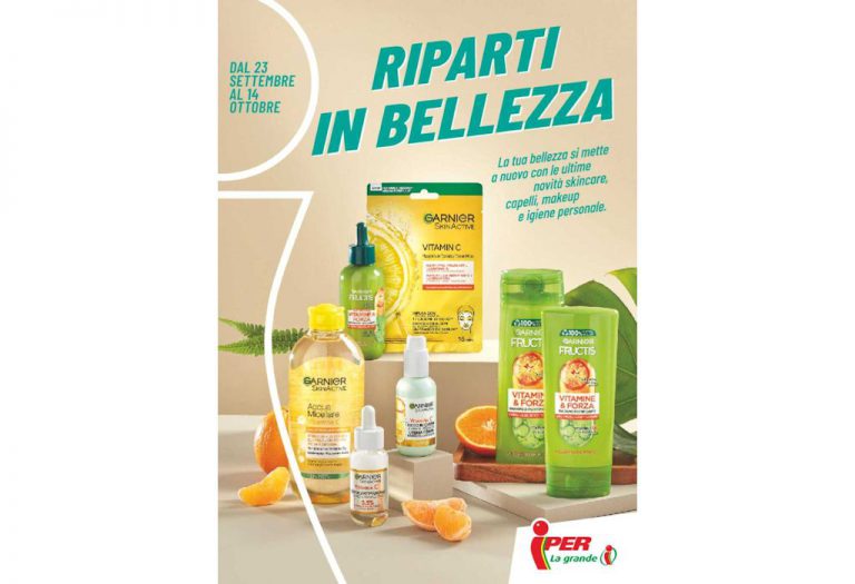 Volantino Iper Bellezza dal 23 settembre al 14 ottobre 2022