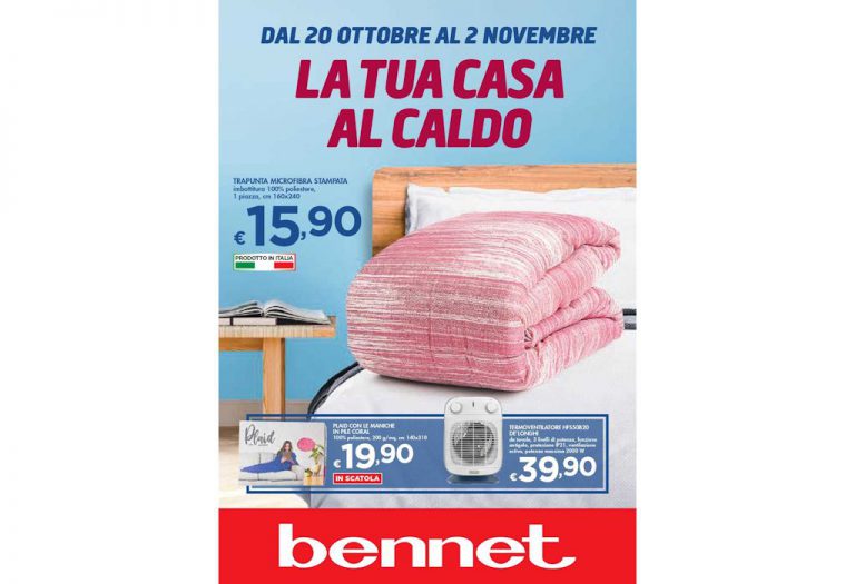 Volantino Bennet dal 20 ottobre al 2 novembre 2022