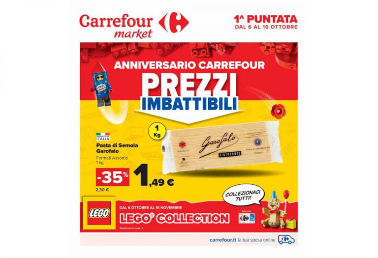Volantino Carrefour Market dal 6 al 16 ottobre 2022