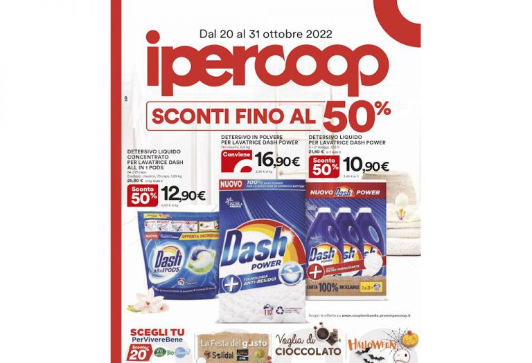 Volantino Ipercoop dal 20 al 31 ottobre 2022