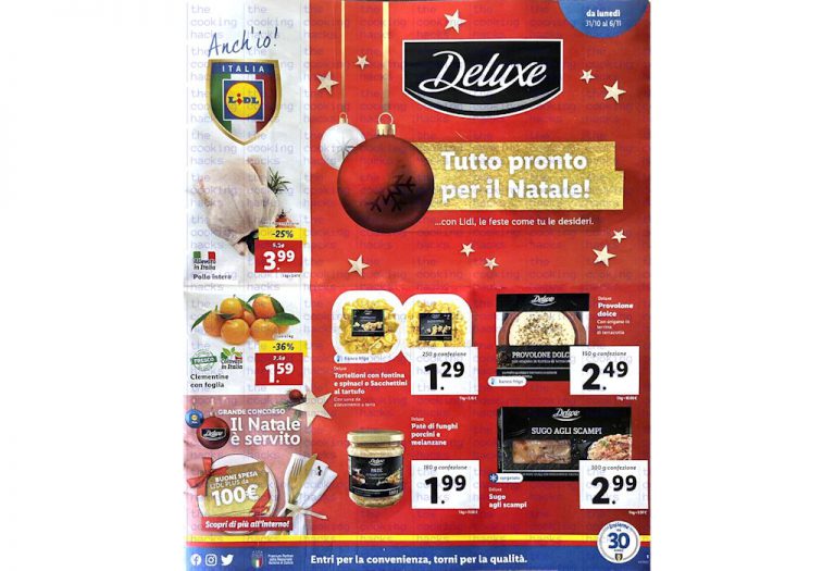 Volantino Lidl dal 31 ottobre al 6 novembre 2022