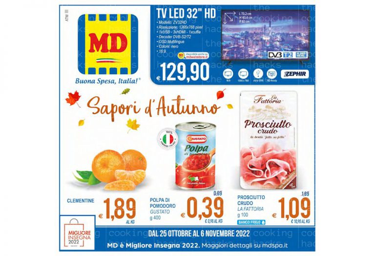Volantino MD dal 25 ottobre al 6 novembre 2022