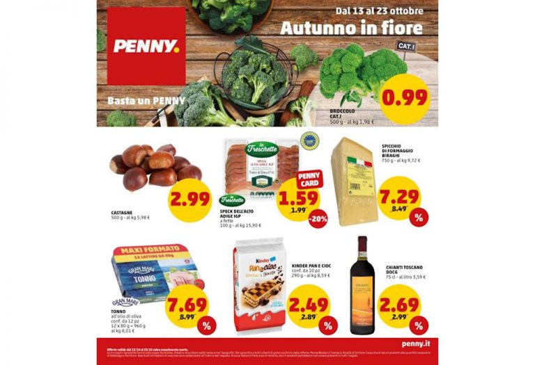 Volantino Penny dal 13 al 23 ottobre 2022