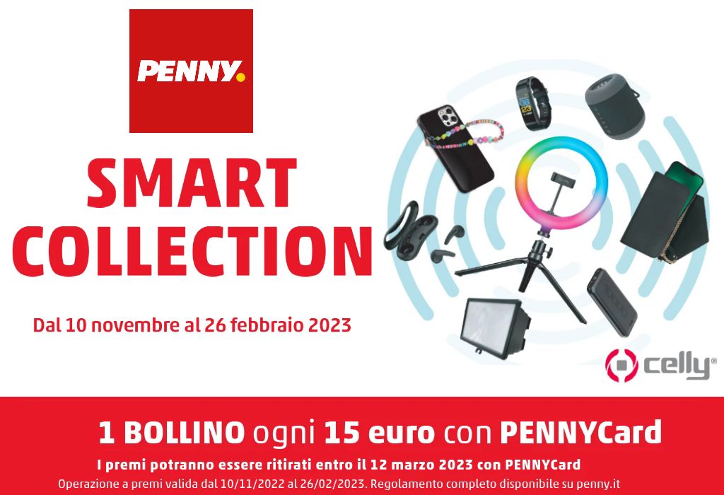 Raccolta Penny Smart Collection, come ottenere gli accessori tech Celly