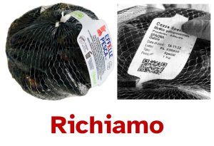 Richiamate cozze per rischio microbiologico