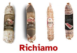 Richiamato salame campagnolo per Salmonella