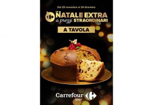 Volantino Carrefour Natale a Tavola dal 29 novembre al 24 dicembre 2022